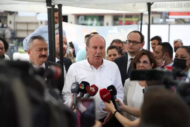 Memleket Partisi Genel Başkanı Muharrem İnce, esnafı ziyaret etti