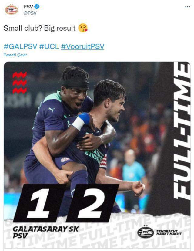 Son Dakika-PSV'den kızdıran Galatasaray paylaşımı! PSV'nin paylaşımı sonrası çok sayıda tepki var!