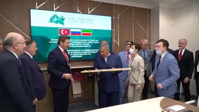 Son dakika: TOBB Başkanı Hisarcıklıoğlu, Tataristan Cumhurbaşkanı ile görüştü