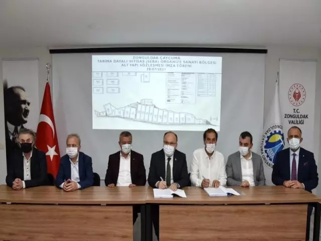 Zonguldak Sera OSB altyapı ihale sözleşmesi imzalandı
