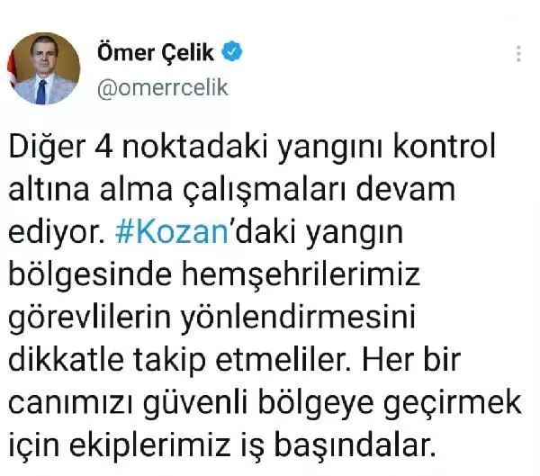 AK Parti'li Çelik: Görevlilerimizin yönlendirmelerine tam uyulmalı