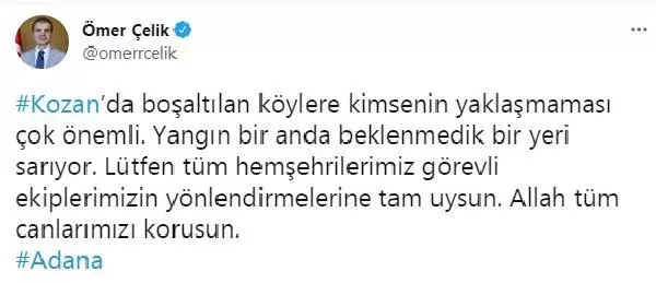 AK Parti'li Çelik: Görevlilerimizin yönlendirmelerine tam uyulmalı