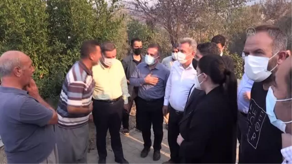 Aladağ'da çıkan orman yangınına müdahale ediliyor (4)