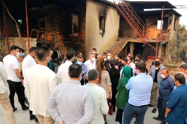Son dakika: Aladağ'daki yangını söndürme çalışmaları sürüyor