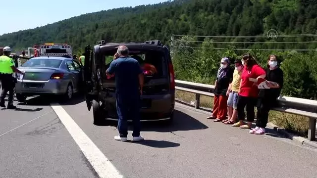 Son dakika haber! Anadolu Otoyolu'nda zincirleme trafik kazası: 3 yaralı