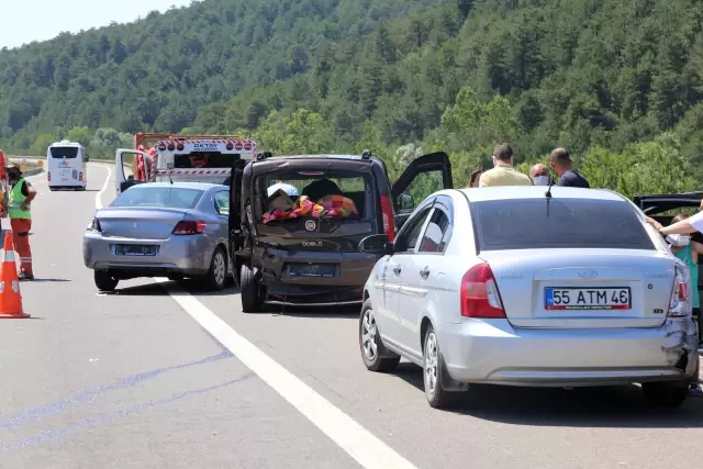 Son dakika haber! Anadolu Otoyolu'nda zincirleme trafik kazası: 3 yaralı