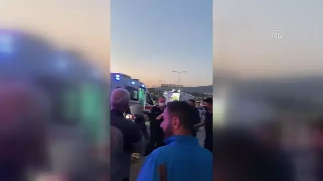 Bariyere çarpan otomobil takla attı: 3 yaralı
