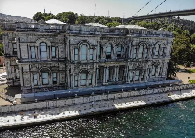 (DRONE) Beylerbeyi Sarayı'nın 113 metrelik rıhtımı ziyarete açıldı