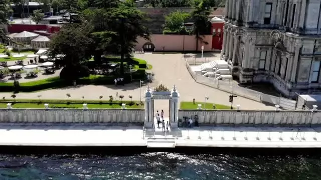 (DRONE) Beylerbeyi Sarayı'nın 113 metrelik rıhtımı ziyarete açıldı