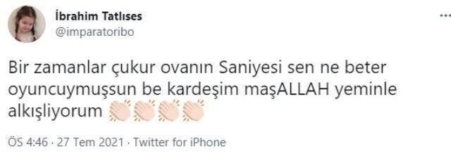 İbrahim Tatlıses, Bir Zamanlar Çukurova başrolü Selin Yeninci'nin oyunculuğuna hayran kaldı İbrahim Tatlıses, Bir Zamanlar Çukurova başrolü Selin Yeninci'nin oyunculuğuna hayran kaldı