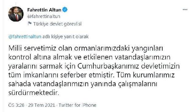 iletisim baskani altun orman yanginlariyla il 2 14295980 o