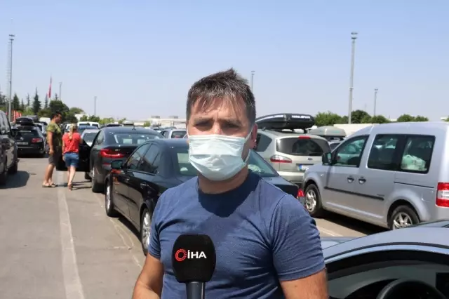 Kapıkule'de gurbetçilerin hüzünlü dönüş yolcuğu başladı