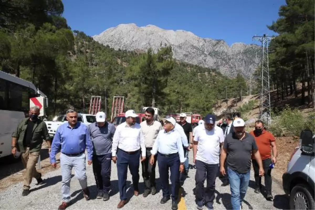 Son dakika haber... Kayseri'de devam eden orman yangınına 100 kişilik ekiple müdahale (2)