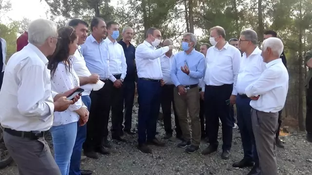Kilis'teki orman yangınında en büyük korku rüzgar