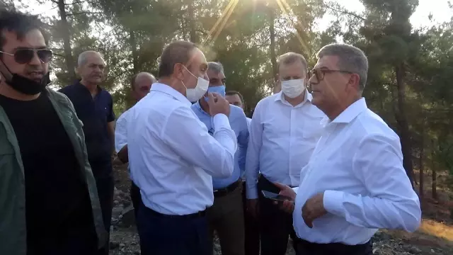 Kilis'teki orman yangınında en büyük korku rüzgar