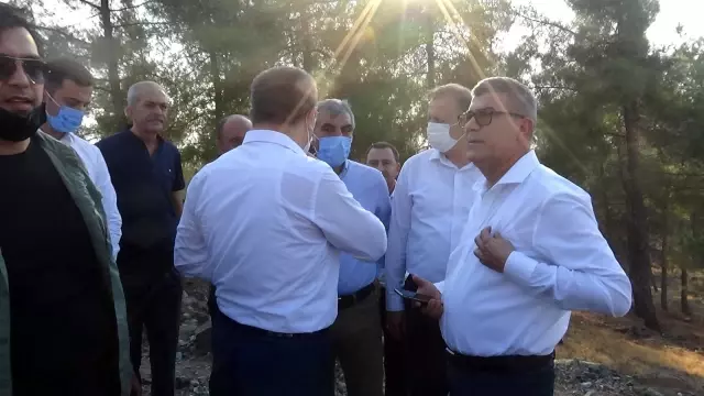 Kilis'teki orman yangınında en büyük korku rüzgar