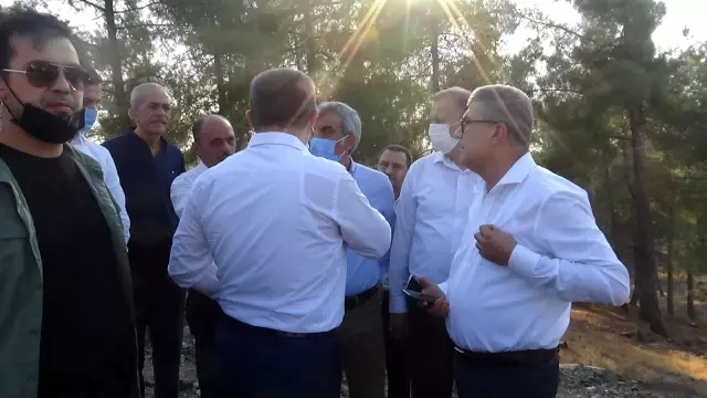 Kilis'teki orman yangınında en büyük korku rüzgar