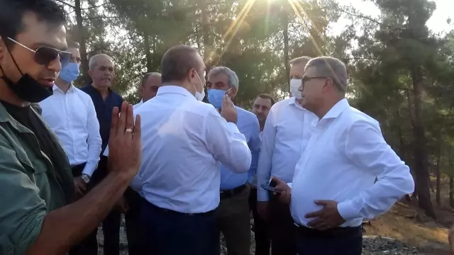 Kilis'teki orman yangınında en büyük korku rüzgar