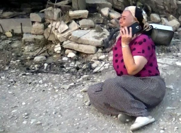 manavgat'ta evi yanan kadından yürek burkan feryat: böyle acı mı olur allah'ım?