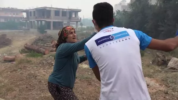 Manavgat'taki büyük yangında 2'nci gün; 1 ölü (6)