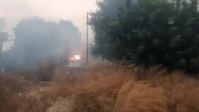Manavgat ve Akseki'deki orman yangınları - Karaöz mahallesi