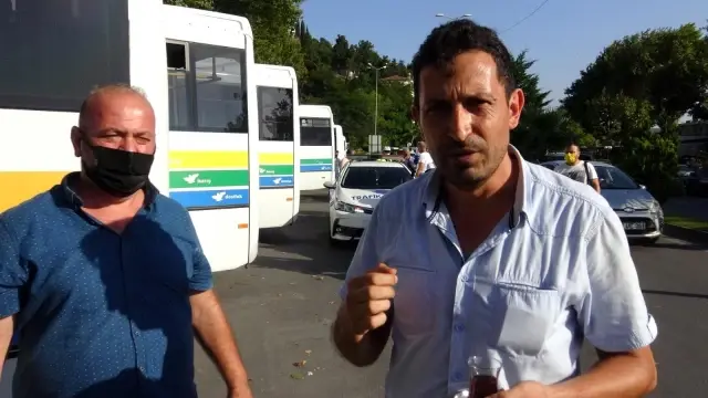 Motosiklet otobüs ile çarpıştı, otobüs şoförü isyan etti