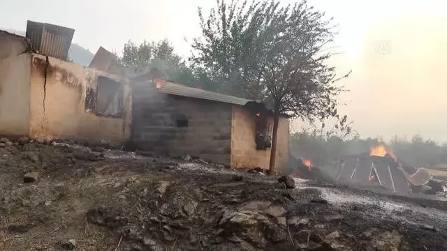 Orman yangınına müdahale sürüyor
