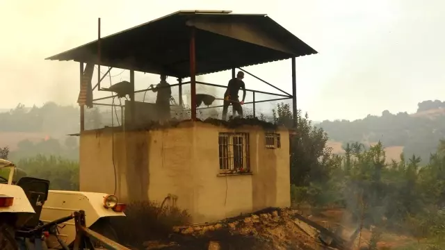 Son dakika: Osmaniye'de çıkan orman yangını devam ediyor