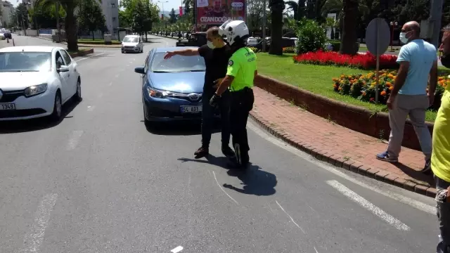 Otomobil ile motosiklet çarpıştı: 1 yaralı