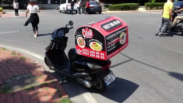 Otomobil ile motosiklet çarpıştı: 1 yaralı