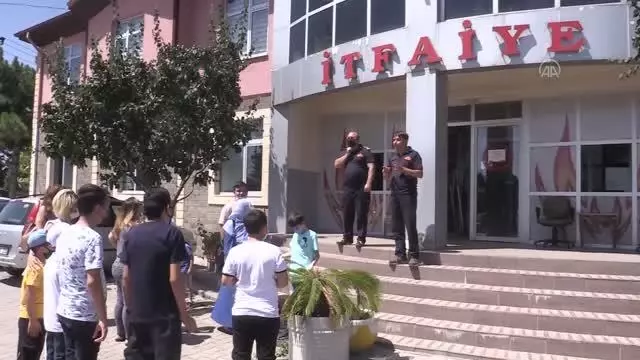 Son dakika... Özel çocuklar , itfaiyeci oldu