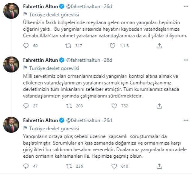 Son Dakika: Türkiye'nin güneyini etkisi altına alan yangınlarla ilgili soruşturma başlatıldı Son Dakika: Türkiye'nin güneyini etkisi altına alan yangınlarla ilgili soruşturma başlatıldı