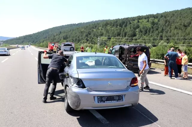 TEM'de zincirleme kaza: 3 yaralı