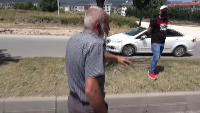 TOMRUK YÜKLÜ KAMYONUN ÇARPMASIYLA AĞIR YARALANDI