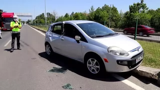 Tomruk yüklü kamyonun çarptığı kadın ağır yaralandı