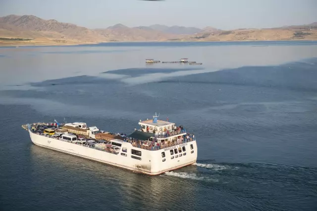Tunceli'nin Pertek ve Mazgirt ilçelerindeki tarihi ve doğal güzellikler havadan görüntülendi