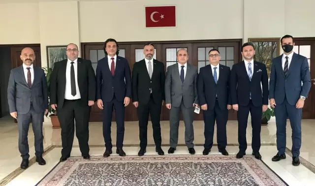 Türkiye'nin Lefkoşa Büyükelçisi Başçeri, ASKON heyetini kabul etti
