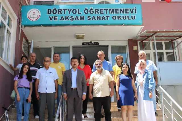 Türkiye Yazarlar Birliği Genel Başkanı Arıcan, Dörtyol Gazeteciler Cemiyeti'ni ziyaret etti