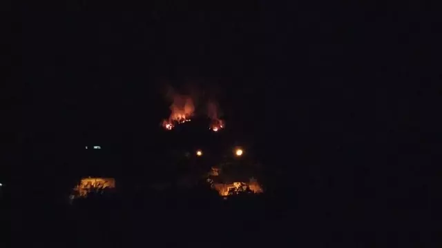 Adana Kozan'da çıkan ikinci orman yangınına müdahale ediliyor