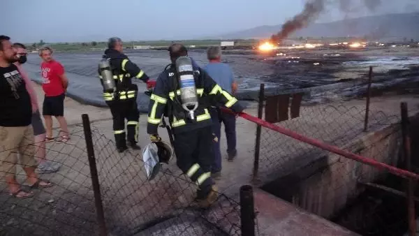 Biogaz enerji tesisinde yangın ve patlama; alevler gökyüzüne yükseldi