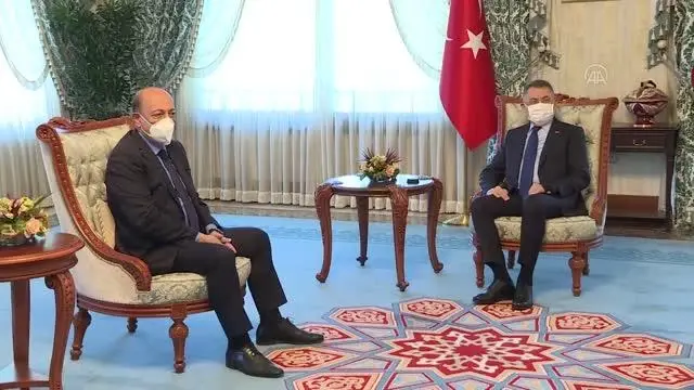 Son dakika haberi: Cumhurbaşkanı Yardımcısı Oktay, Bakan Bilgin'i kabul etti