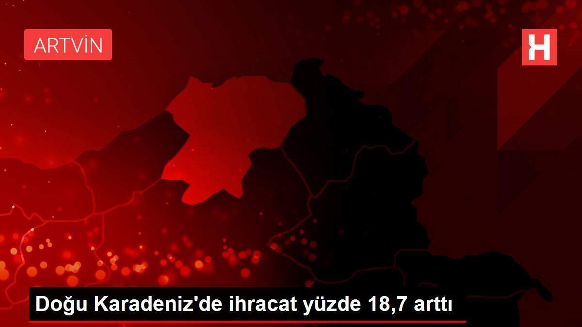 Doğu Karadeniz'de ihracat yüzde 18,7 arttı - Vimarsana News