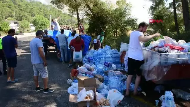 Marmaris'teki orman yangınında 2'nci gün; 1 ölü (3)