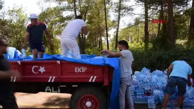 Marmaris'teki orman yangınında 2'nci gün; 1 ölü (3)