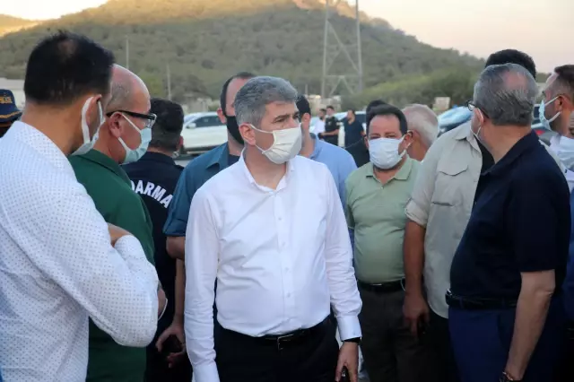 MERSİN'DE 2 İLÇEDEKİ YANGINLAR DEVAM EDİYOR; HAVADAN MÜDAHALE YENİDEN BAŞLADI
