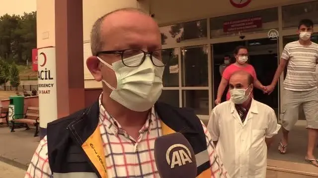 Manavgat ve Akseki'deki orman yangınlarından etkilenen 239 kişi hastanelere başvurdu