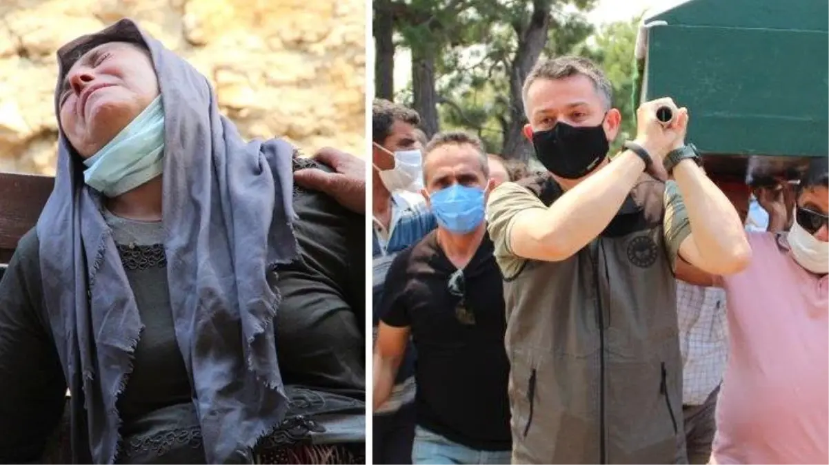 Manavgat yangınında ölen Gardaş çiftine acı veda! Bakanlar tabutları omzunda taşıdı, acılı ailenin feryadı yürek dağladı