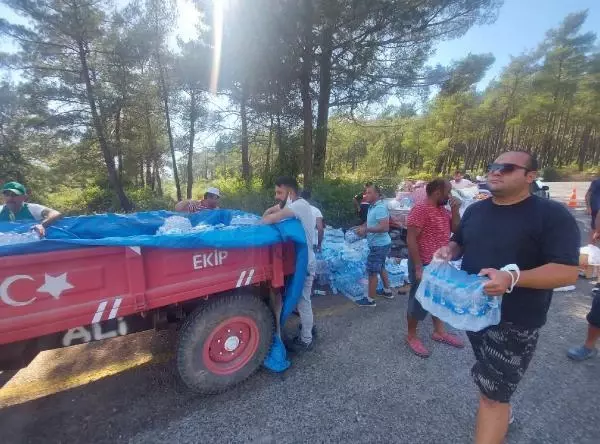 Marmaris'teki orman yangınında 2'nci gün; 1 ölü (3)