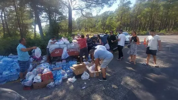 Marmaris'teki orman yangınında 2'nci gün; 1 ölü (3)