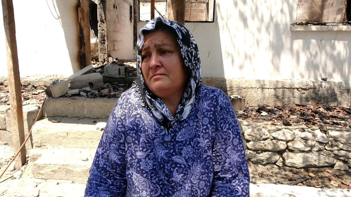 Son dakika haberi | Orman yangında evi yanan kadın: 'Canımızı zor kurtardık'